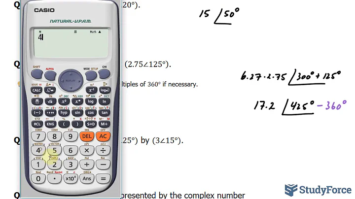 Multiply Polar Form Complex Numbers