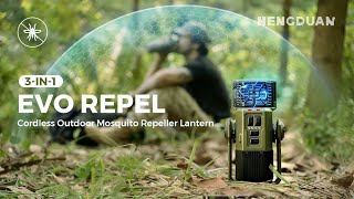EVO REPEL 3 in 1 Outdoor Mosquito Repeller Lantern