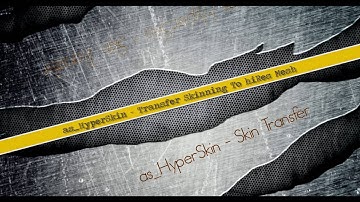 as_HyperSkin : Auto Dual Skinning- Biped Rigs