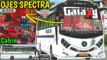 New OJES SPECTRA BUS MOD For Bus Simulator Indonesia | Free Mod | New Bus Mod For Bussid | #bussid