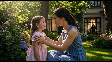 Samotna Matka uspokoiła płaczącą Dziewczynkę w ogrodzie — nie wiedziała, że jej ojciec to Prezes