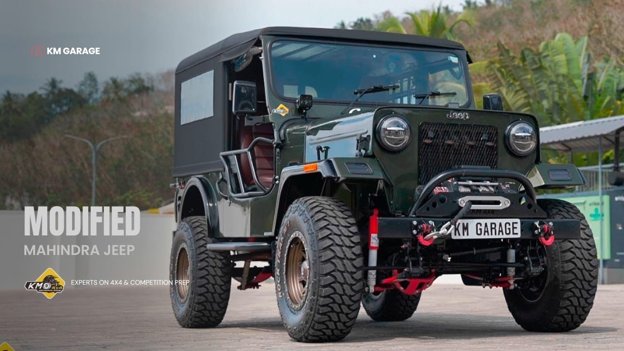 HIGHLY RESTORED MAHINDRA JEEP BY KM GARAGE DETAILED VIDEO