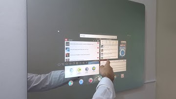 Embrace Android Touchscreen Smart Mirror Home Screen and Pages Demo