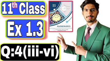 Class 11 Math | Exercise 1.3 Q4 (iii-vi) Part-B | Write in Linear Coordinates | MathMentor