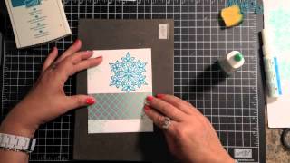 Stampin' Up! Video Tutorial Festive Flurry Holiday Card