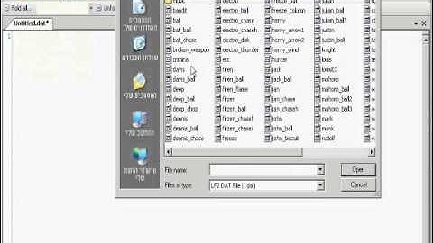 How to edit little fighter 2 Data+software download