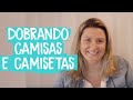 Aprenda como dobrar e organizar camisas e camisetas.