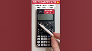 Calculator Hack #math #maths #mathshack #mathematics #gcsemaths #gcsemathsrevision #sat