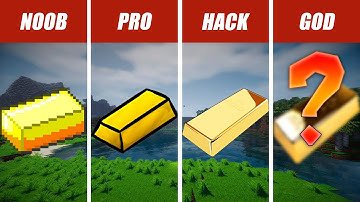 NOOB VS PRO VS HACK VS GOD Minecraft Pixel art 🔥 Gold ingot