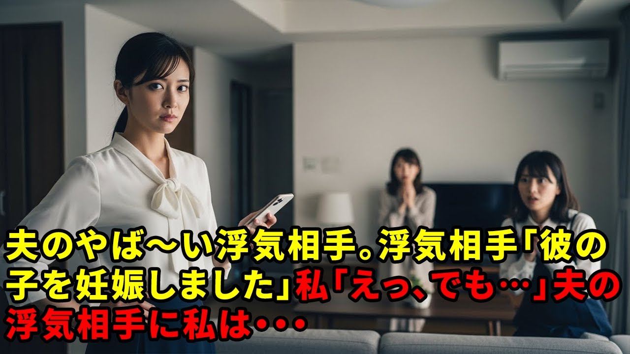 夫のやば〜い浮気相手。浮気相手「彼の子を妊娠しました」私「えっ、でも…」夫の浮気相手に私は・・・