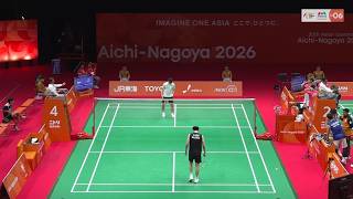 Singapore's Loh Kean Yew beats Malaysia’s Justin Hoh to reach quarter-finals | Asian Games 2026