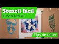 Dos Opciones fáciles de como hacer un Stencil casero y Tips de dibujo de stencil. Mejor explicación.