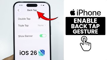 [iOS 26] How to Enable & Use Back Tap Gesture on iPhone