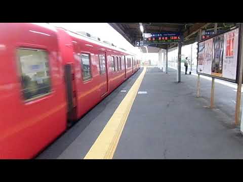名鉄神宮前駅2番線　準急新可児行き到着