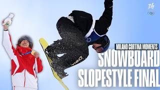 Su Yiming Wins D On His Birthday Mens Snowboard Slopestyle Final Milano Cortina Moments
