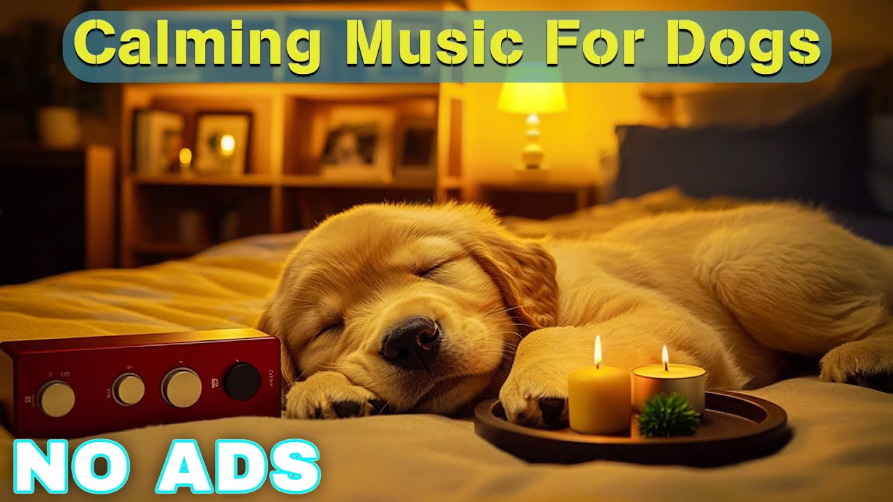 12 Hours of Dog Relaxing Music for Dogs 🎵 Calming Dog Sleep Music 🐶 Separation Anxiety Relief Music⭐