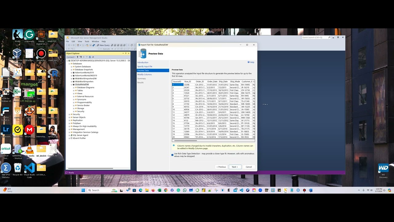 Step 1: Setting Up Your Data Warehouse Environment with MS SQL Server ...