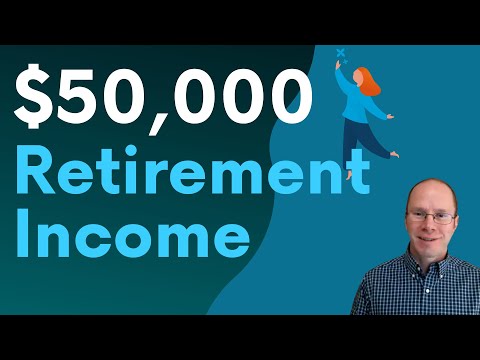 Retire With $50k per Year: Single Example