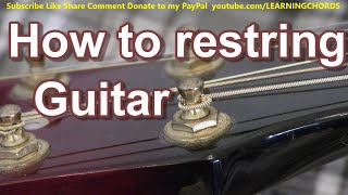 How to Change Guitar Strings Like a Professional Lock Strings D'Addario EJ13 80/20 Bronze