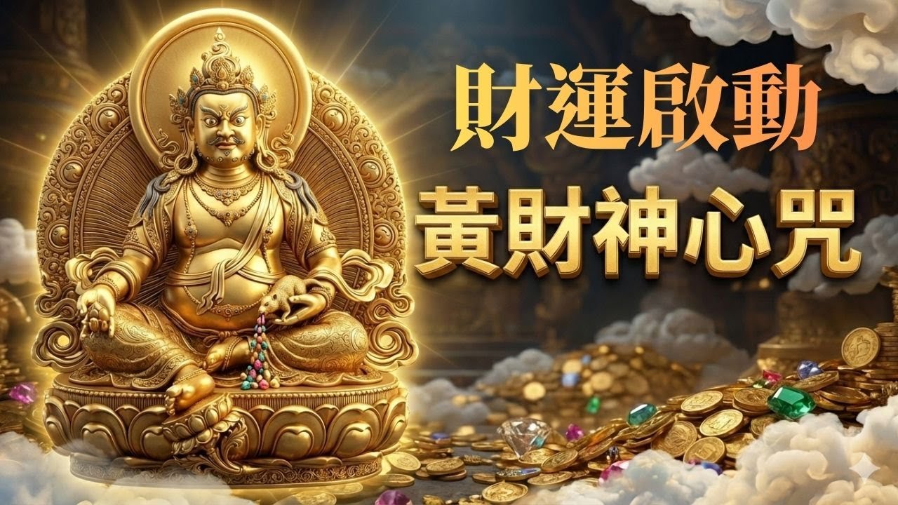 2026 必聽轉運咒｜黃財神心咒 一小時沉浸式加持｜強效招財頻率・快速顯化財富｜聽見財運開始流動｜穩定豐盛能量場，吸引財氣，消除財務恐懼