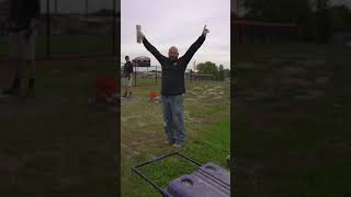 World Record Vertical Concrete Mix Throw | Can you beat us? #verticalconcrete #concrete #worldrecord