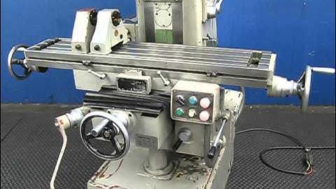 NICE!! SHARP 9" x 44" UNIVERSAL MILLING MACHINE - #KVH - NICELY EQUIPPED