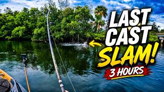 3 Hours to Catch an Inshore Slam… It Came Down to the LAST CAST