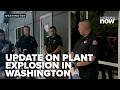 Officials give update on chemical plant implosion at the Nippon Facility in Washington
