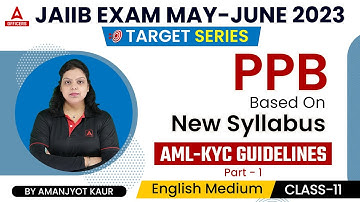 JAIIB May June 2023 | JAIIB PPB | Target Series | Based on New Syllabus Class 11