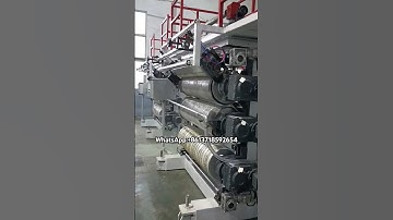 Mass ProducedThree Roller Pvc Marble Sheet Machine ​Pvc Wall Panel Machine #pvcmarblesheetmachine