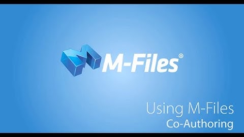 Co-Authoring in M-Files