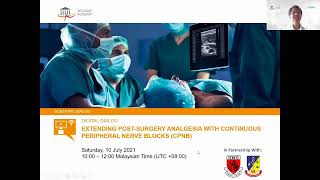 Current Evidence for Continuous Peripheral Nerve Blocks (Dr Amiruddin)