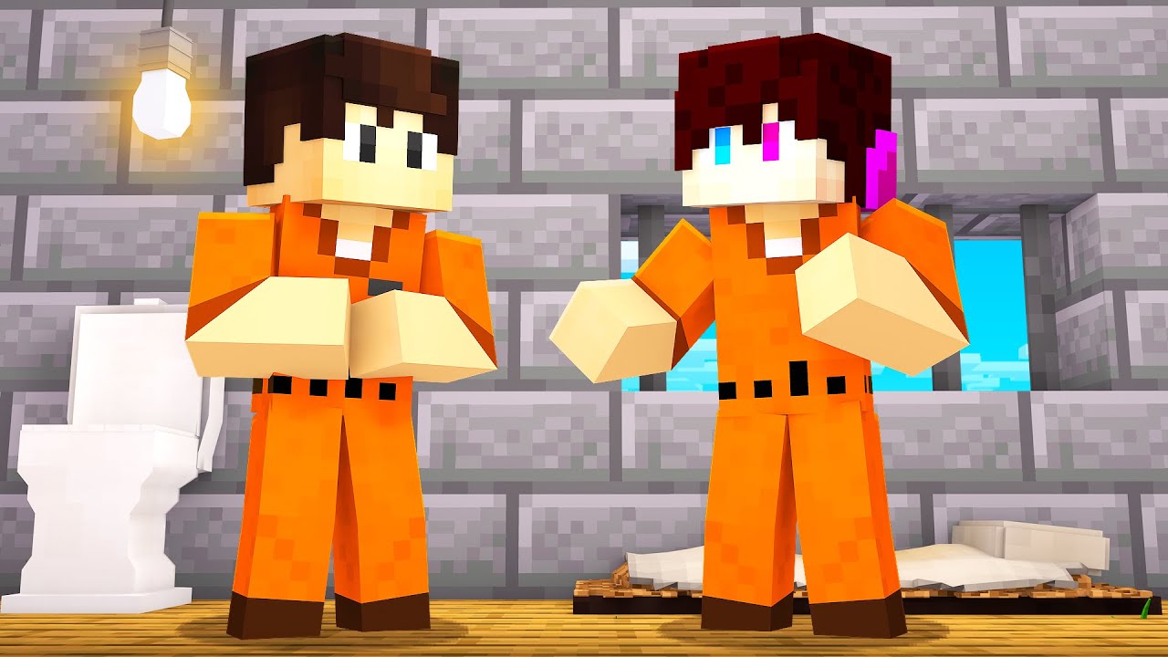 Ik Ontmoet Mijn CELMAATJE In De GEVANGENIS! (Minecraft Survival)