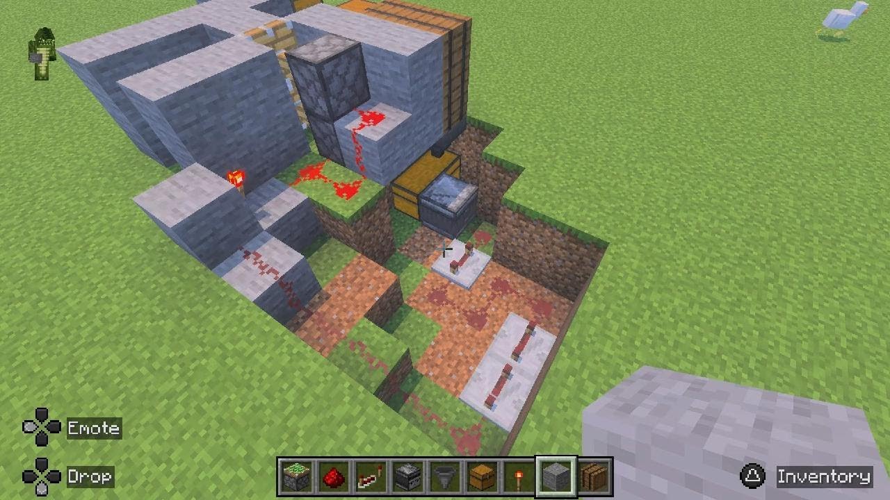 a really cool minecraft secret door