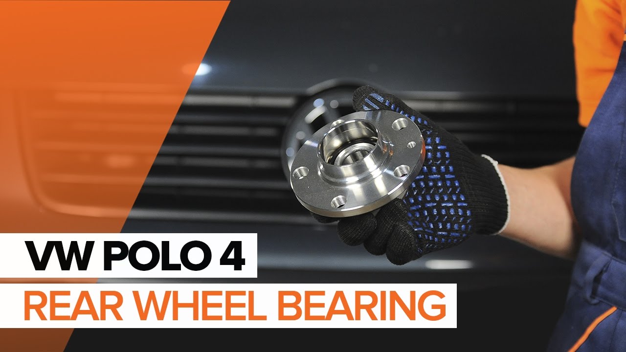 Elevator prediction nickel How to change rear wheel bearing VW Polo TUTORIAL | AUTODOC - YouTube