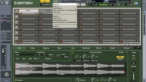 how to slice samples in battery3