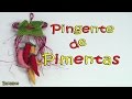 DIY: Como fazer Pingente de PIMENTAS DIA DAS MÃES - Artesanato, handmade