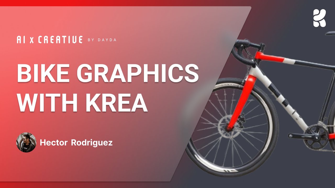 Using Bicycle Graphics Bicycle Graphics Design Workflow with Krea AI - YouTube