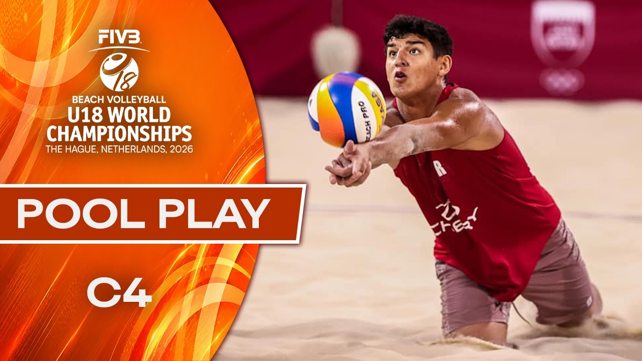 Pool Play - Court 4 | Beach U18 World Championships 2026 | The Hague | 10.07.2026