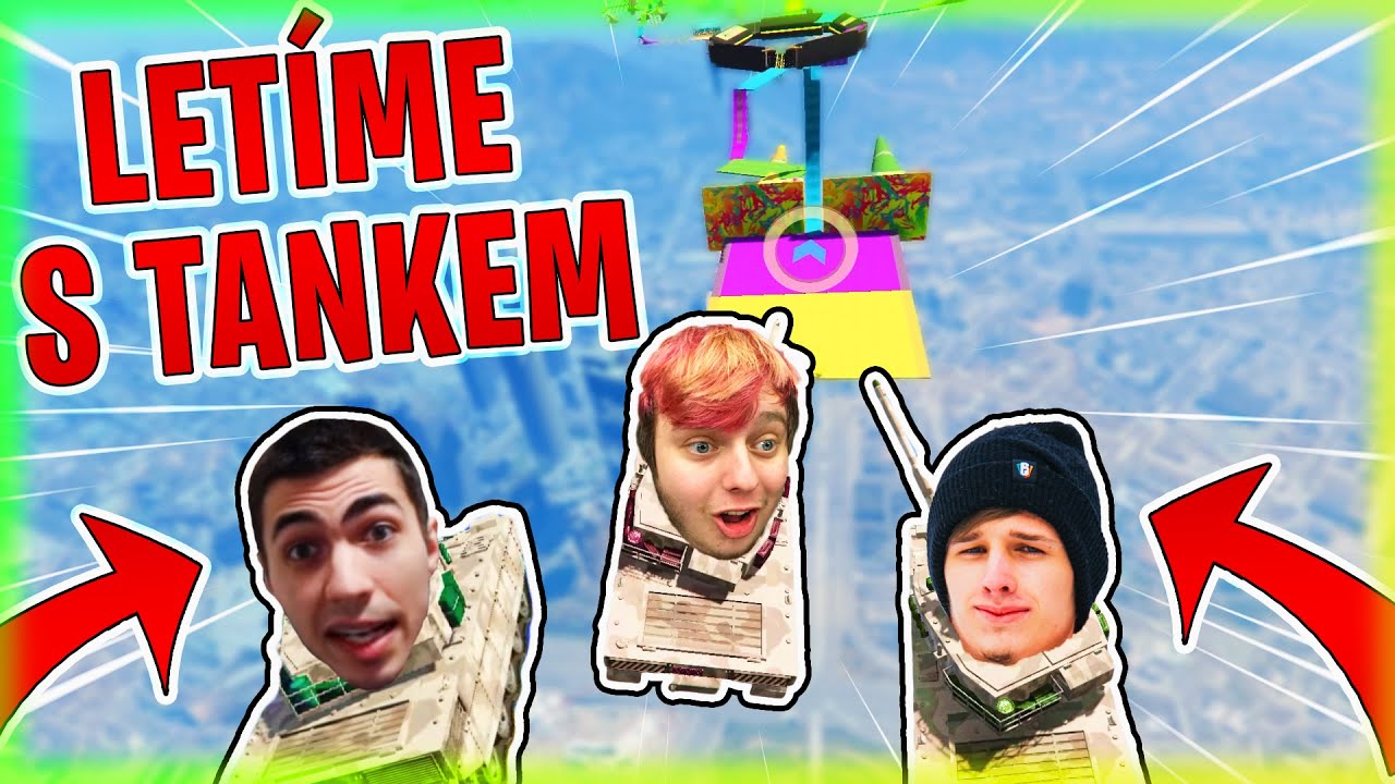 LETÍME S TANKEM V GTA!!! | GTA SKILL TEST | Morry&@Cuky2222&@BowTeaG