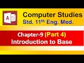 Computer Studies std 11 GSEB Chapter 9 English Medium (Part-4) | Introduction to base
