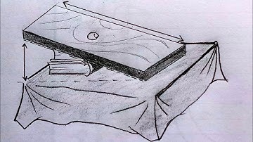 চিত্র ঢালু তক্তার উপর একটি মার্বেল গড়িয়ে দেওয়া / আঁকা /এসএসসি পদার্থবিজ্ঞান ব্যবহারিক চিত্র অংকন