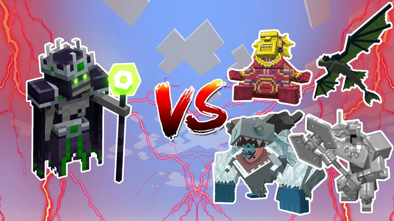 The Nameless One VS Mowzie's Mobs - Mob Battles In Minecraft - YouTube