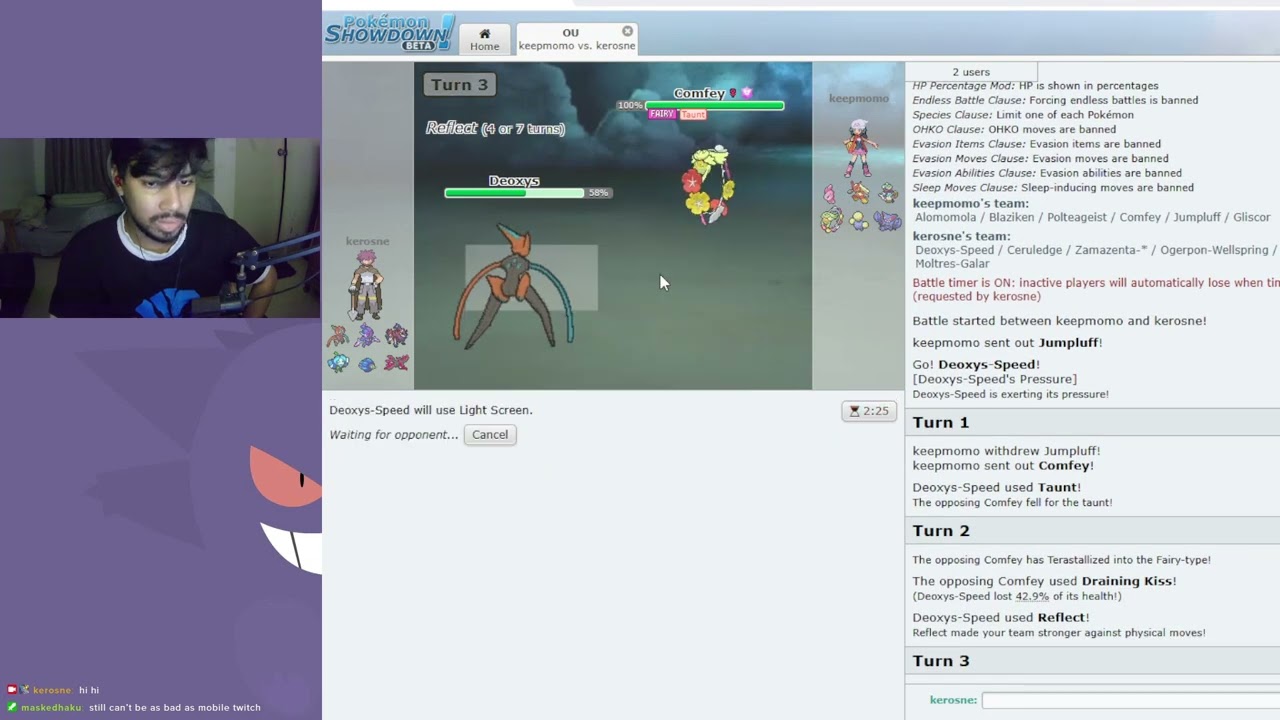 Pokémon Showdown learning curve