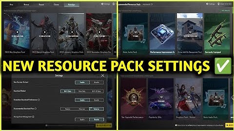 NEW RESOURCE PACK SETTINGS EXPLAIN ✅ PUBG/BGMI 3.5 UPDATE RESOURCE PACK SETTINGS ✅ NEW RESOURCE PACK