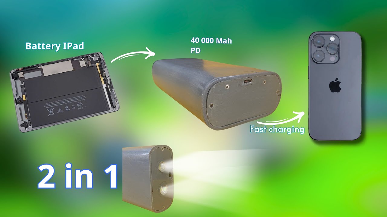 DIY Power Bank: Repurpose Your iPad Battery for Fast Charging