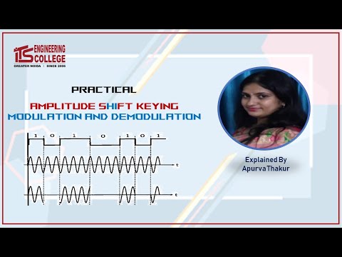 AMPLITUDE Shift Keying Modulation and demodulation (Explained By Apurva Thakur)