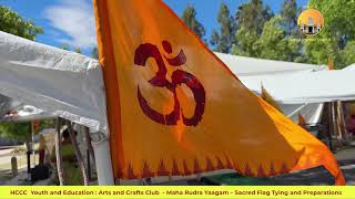 Maha Rudra Yaagam Sacred Flags Tying and Preparations