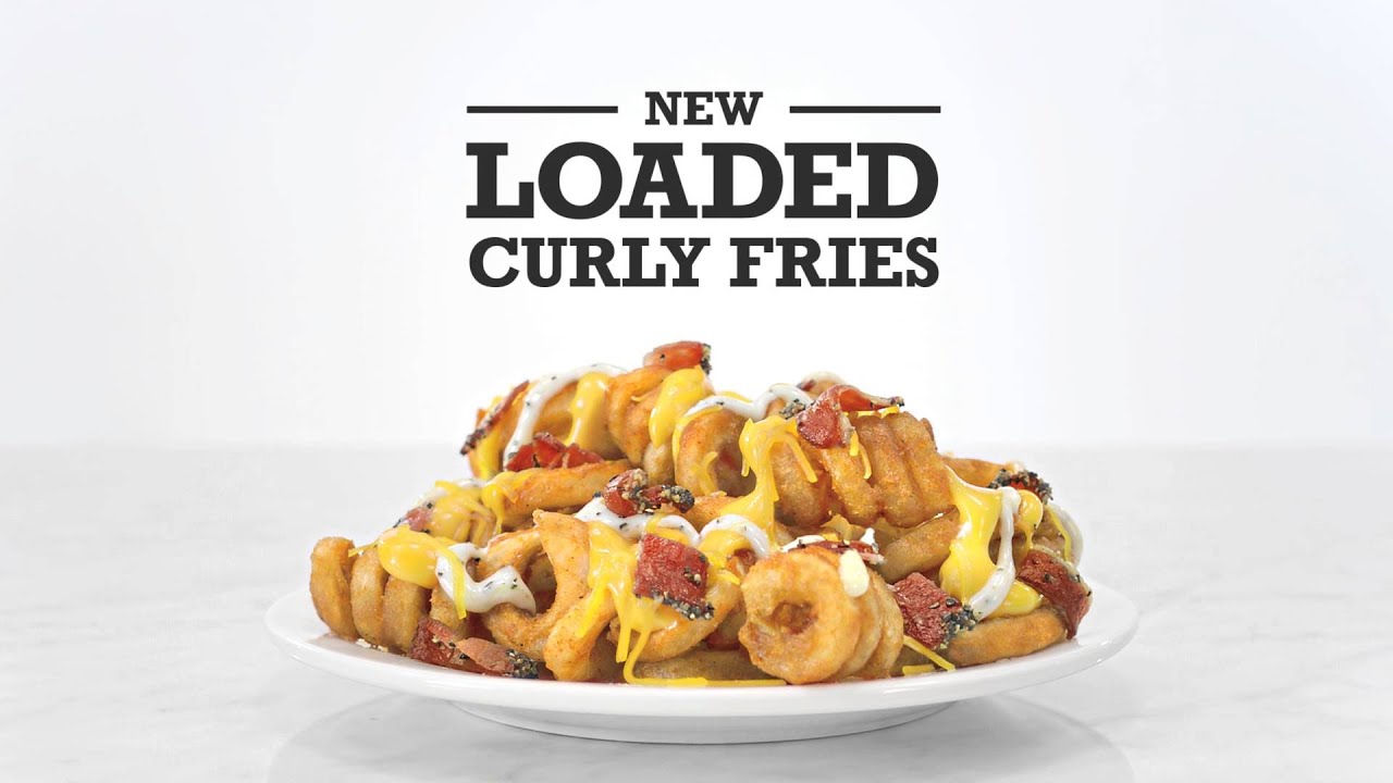 Arby's Loaded Curly Fries Review CarBS YouTube