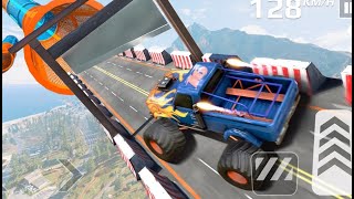 Monster Truck Mega Ramp Stunt - Android Gameplay FHD screenshot 4